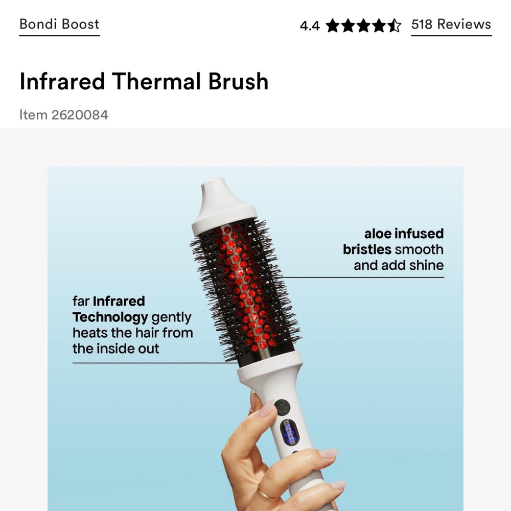 Bondi Boost Infrared Thermal Brush